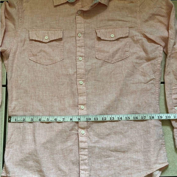 Marc Anthony Slim Fit Button Up Long  Sleeved Shirt - Picture 5 of 5